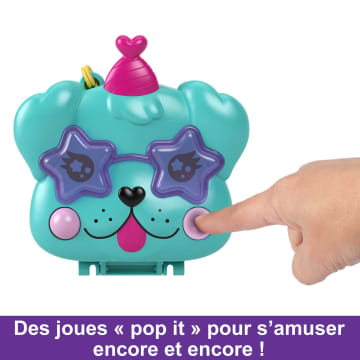 Polly Pocket - Coffret Anniversaire Chien - Coffret Mini Figurine - 4 Ans Et +