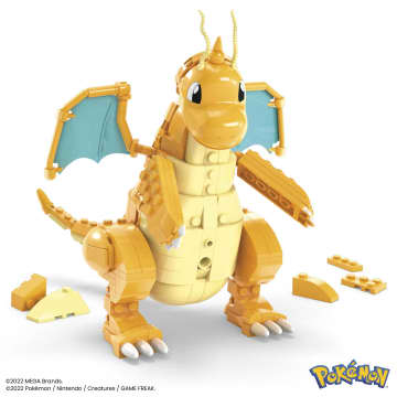 Mega Pokémon Μεγάλη Φιγούρα Dragonite Με Κίνηση Σετ Κατασκευών Για Παιδιά (388 Τμχ.) - Image 2 of 6