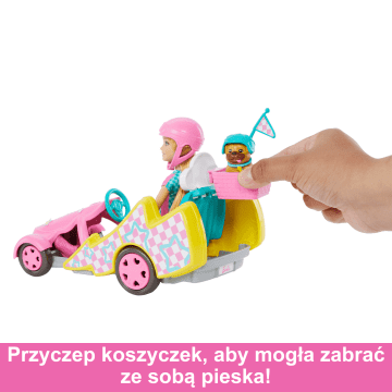 Barbie Gokart Stacie Pojazd Filmowy I Lalka