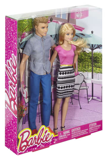Barbie Dolls, Barbie and Ken Doll 2-Pack Featuring Blonde Hair and Colorful Clothes - Image 5 of 5