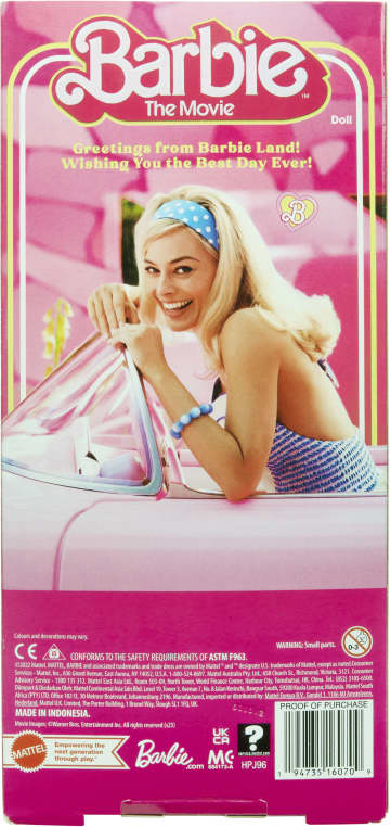 Barbie The Movie - Margot Robbie, bambola  da collezione con abito vintage - Image 6 of 9