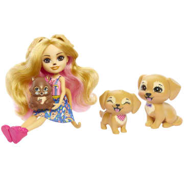 Enchantimals - Coffret Famille De Gerika Retrievers  - Mini Poupée - 4 Ans Et + - Imagen 5 de 6