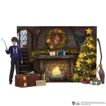 Harry Potter Calendario dell'Avvento di Grifondoro con la bambola di Harry Potter e accessori a sorpresa