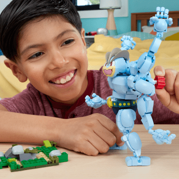 Kit Giocattolo Da Costruzione Mega Pokémon Machamp (399 Pezzi) Con 1 Personaggio Snodato Per Bambini - Image 3 of 6