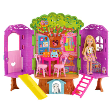 Chelsea Barbie Pop en Boomhutspeelset met puppy - Image 1 of 6