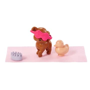 Barbie Cuidado personal Día de spa Muñeca con cachorrito, juguetes para niños y niñas - Imagen 5 de 7