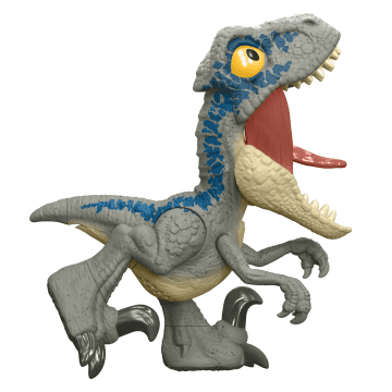 Jurassic World-Vélociraptor Blue Méga Rugissement-Son, Grande Mâchoire - Image 1 of 5