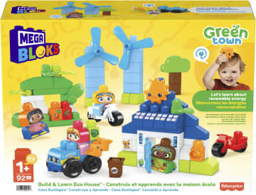 Mega Bloks Green Town Bau- Und Lernspaß Eco Haus Hcg36, Bauspielzeug Für Kleinkinder