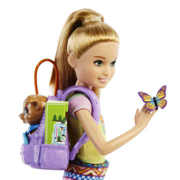 Barbie® Kemping Stacie i zwierzątko Zestaw + lalka