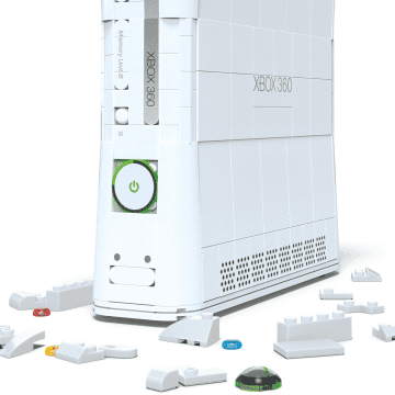 Mega-Réplique Microsoft Xbox 360-Coffret Construction (1 342 Pièces)