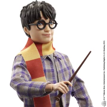 Harry Potter Gleis 9 3/4 Spielset mit Harry Potter Puppe & Hedwig Figur