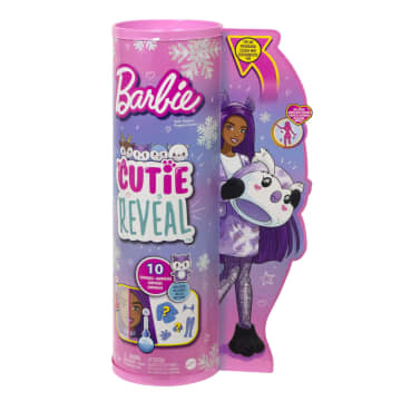 Barbie Cutie Reveal Snowflake Sparkle Avec Costume De Chouette Doux - Imagen 6 de 8