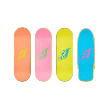 Hot Wheels - Skate - Assortiment Coffret Skates Fluorescents Tony Hawk - Fingerskates - 5 Ans Et +