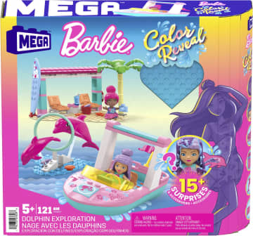 MEGA Construx Barbie Color Reveal Aventura con delfines - Image 6 of 7