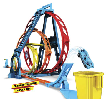 Hot Wheels Track Builder Unlimited Triple Loop Kit