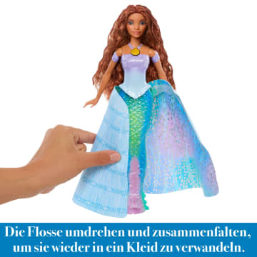 Disney „Arielle, Die Meerjungfrau“-Modepuppe Mit Verwandlungsfunktion, Verwandlung Von Mensch Zu Meerjungfrau