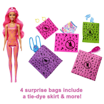 Barbie Color Reveal Doll with 7 Surprises, Neon Tie-Dye Series - Image 4 of 5