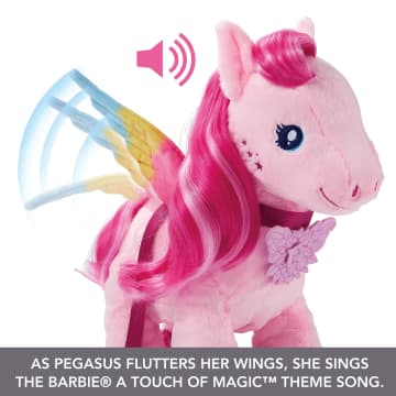 BARBIE  Touch of Magic Walk & Flutter Pegasus Plush