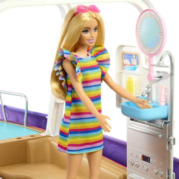 Barbie Boot Met Zwembad En Glijbaan, Droomboot Speelset En Accessoires