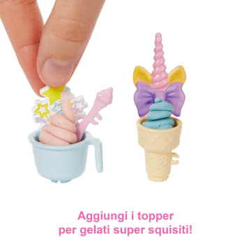 Barbie Playset Gelateria Playset Con Bambola Bionda - Image 4 of 6