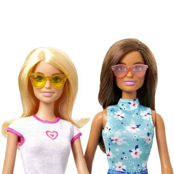 Barbie Dolls and Playset, Outdoor Barbie Set with Two Dolls & Puppy