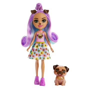 Enchantimals City Tails Main Street Penna Pug Y Trusty Muñeca - Imagen 1 de 4