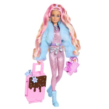 Barbie Extra Fly Con Ropa De Nieve, Muñeca Barbie Con Temática De Viajes - Imagen 3 de 6