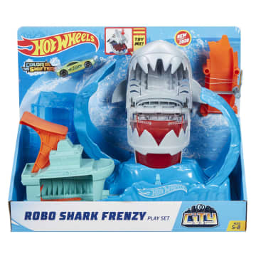 Hot Wheels City – Color Shifter – Coffret Robot Requin En Folie - Imagen 6 de 6