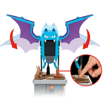 Kit Giocattolo Da Costruzione Mega Pokémon Golbat Mini Motion (313 Pezzi) Per Collezionisti - Image 2 of 6