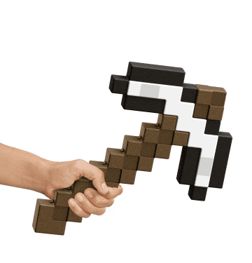 Minecraft Role-Play Toy Accessory Collection, Pixelated Design (Styles May Vary)