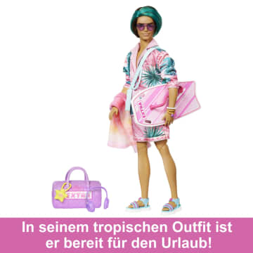 Reise-Ken-Puppe mit Strandmode, Barbie Extra Fly - Bild 5 von 7