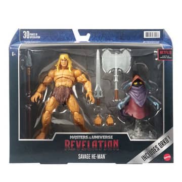 Masters Of The Universe Masterverse Revelation He-Man Selvaggio Personaggio Deluxe - Image 6 of 6