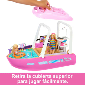 Conjunto De Juego Barbie Dream Boat Con Barco Con Piscina, Tobogán Y Accesorios - Imagen 3 de 6