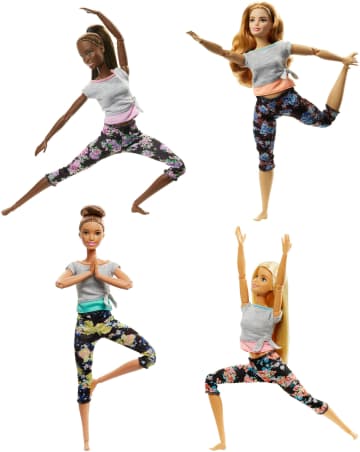 Barbie Made To Move Con 22 Punti Di Snodo E Abiti Da Yoga - Image 1 of 11