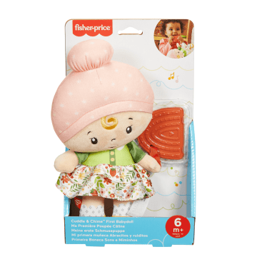 Fisher-Price Cuddle & Chime First Babydolls With Rainbow Teether