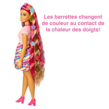 Barbie – Poupée Barbie Ultra Chevelure Plantureuse Avec 15 Accessoires