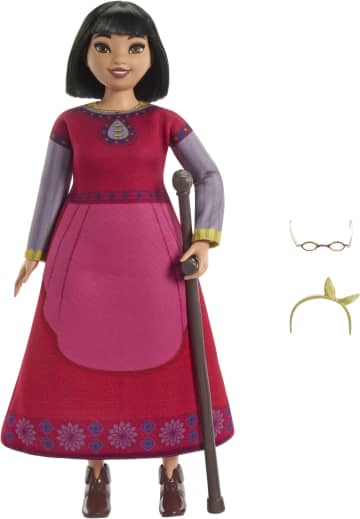 Disney Dahlia Du Royaume De Rosas Poupée Wish Articulée Avec Vêtements Amovibles, Accessoires Et Canne - Image 6 of 6