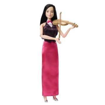 Muñeca Barbie Profesiones con accesorios, muñeca violinista profesional - Imagen 1 de 7