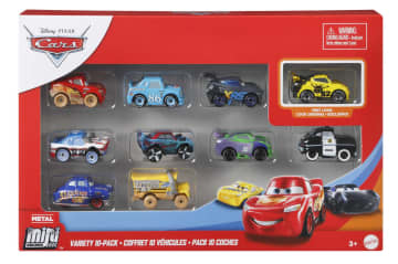 Disney Pixar Cars - Assortiment Coffret 10 Mini-Véhicules - Petite Voiture - 3 Ans Et + - Imagen 6 de 14