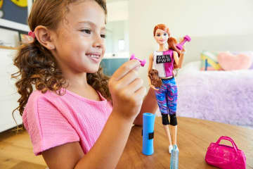Barbie Wellness Fitness Puppe Und Spielset