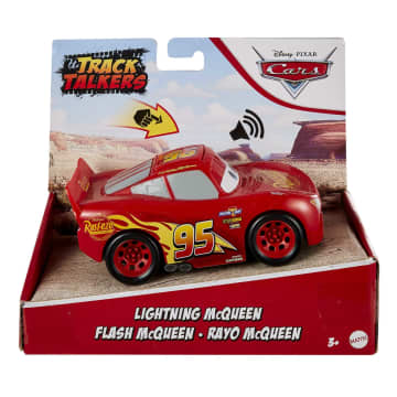 Disney Pixar Cars - Véhicule Sonore Flash McQueen - Petite Voiture - 3 ans et +
