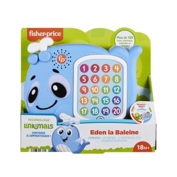 Fisher-Price - Linkimals - Eden La Baleine Vf - Jouet D'Éveil - 18 Mois Et +