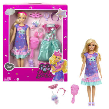 Barbie My First Barbie Deluxe Muñeca Para Niños Y Niñas En Edad Preescolar, Pelo Rubio
