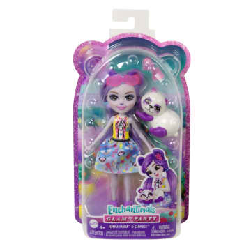 Enchantimals Puppen, Glam Party Pemma Panda-Puppe Mit Freundefigur - Bild 6 von 6