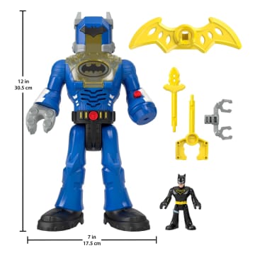 Imaginext DC Super Friends einsetzbarer Batman im Exo-Anzug - Bild 8 von 8