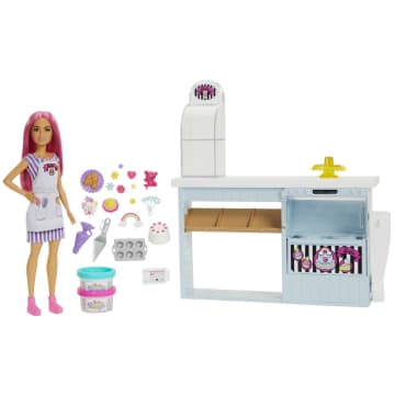 La Nuova Pasticceria Di Barbie Playset Con Bambola E Accessori