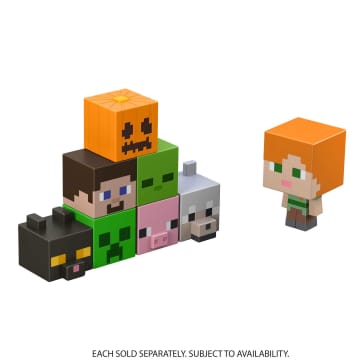 Minecraft - Assortiment Mini-Têtes Modulables - Figurine - 6 Ans Et +