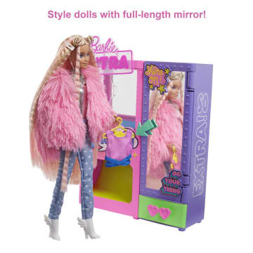 Barbie Extra Fashion Closet Playset with Pet and Accessories - Image 4 of 7