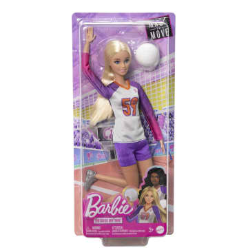 Barbie - Poupée Joueuse De Volleyball - Poupée Mannequin - 3 Ans Et +