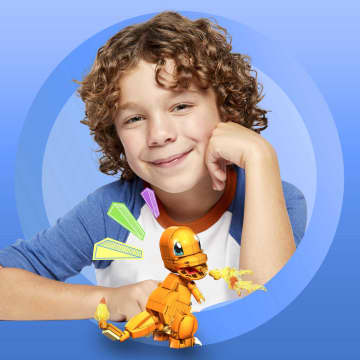 Mega Construx™ Pokémon™ - Yap ve Oyna Figürler, Charmander - Image 3 of 6